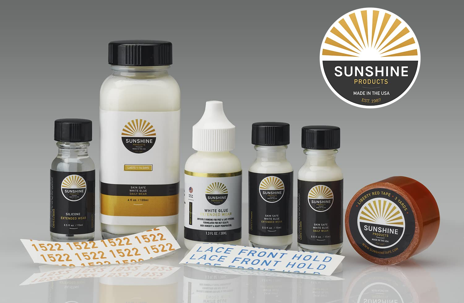 Daily Wear Hair System Tape Roll - Liberty Red Liner Wig Tape - Doublesided Ultra Hold Hair Tape for Wigs, Toupee, Hair Systems - 1-14 Day Hold - 1" X 12Yds image number 5