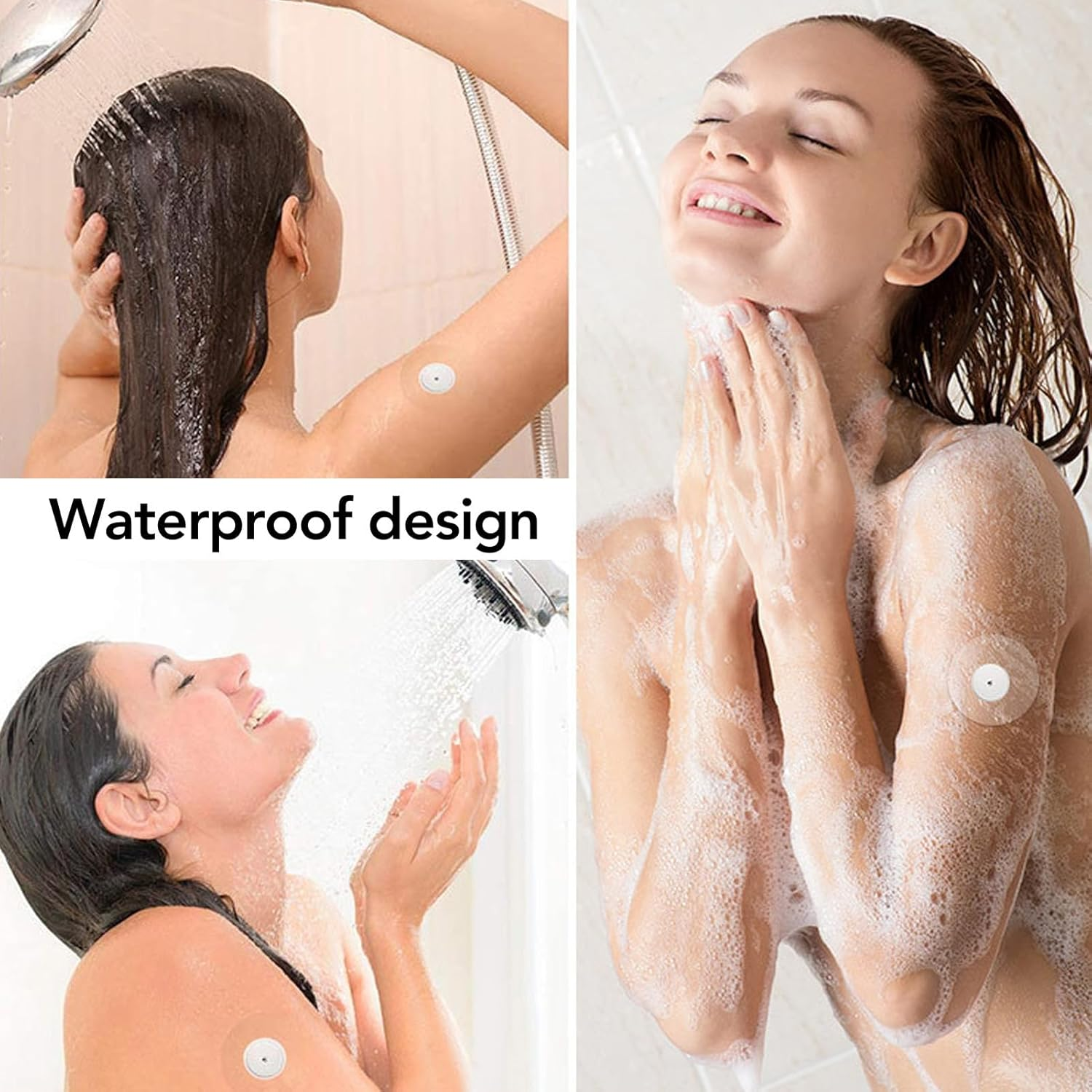 20 Pack Adhesive Sensor Patches Blue round Shape Cover Stripe Striped Stickers Transparent Adhesives Tapes 2 Sensor Covers Auto Light Sensor Outlet Cover image number 5