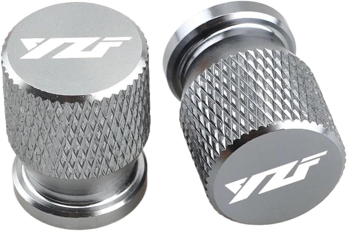 YZF R1 R3 R6 R25 R125 R7 Motorcycle CNC Tire Stem Air Cap Airtight Cover Wheel Valve Caps(Blue)