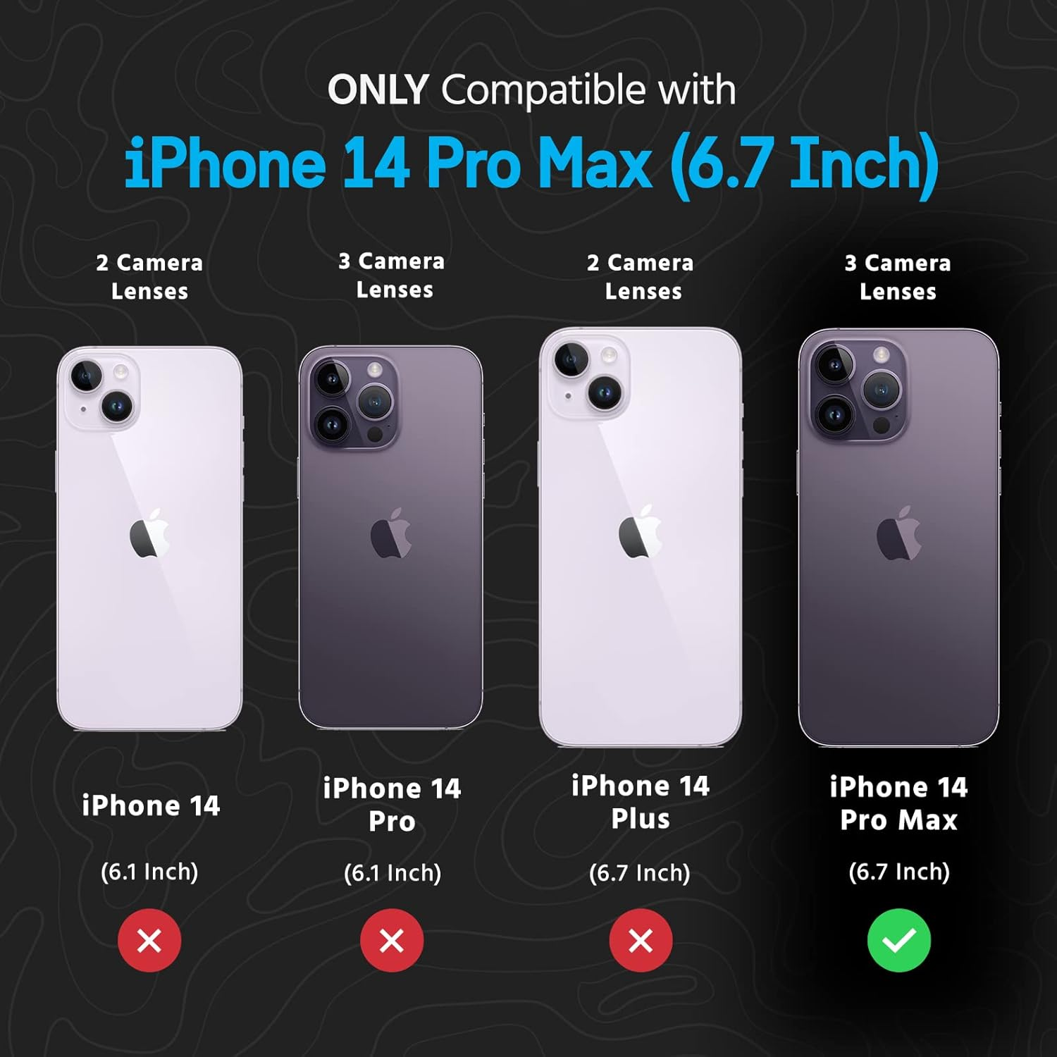 Pelican Ranger Magsafe Phone Case for Iphone14 Promax, Black - Black image number 6