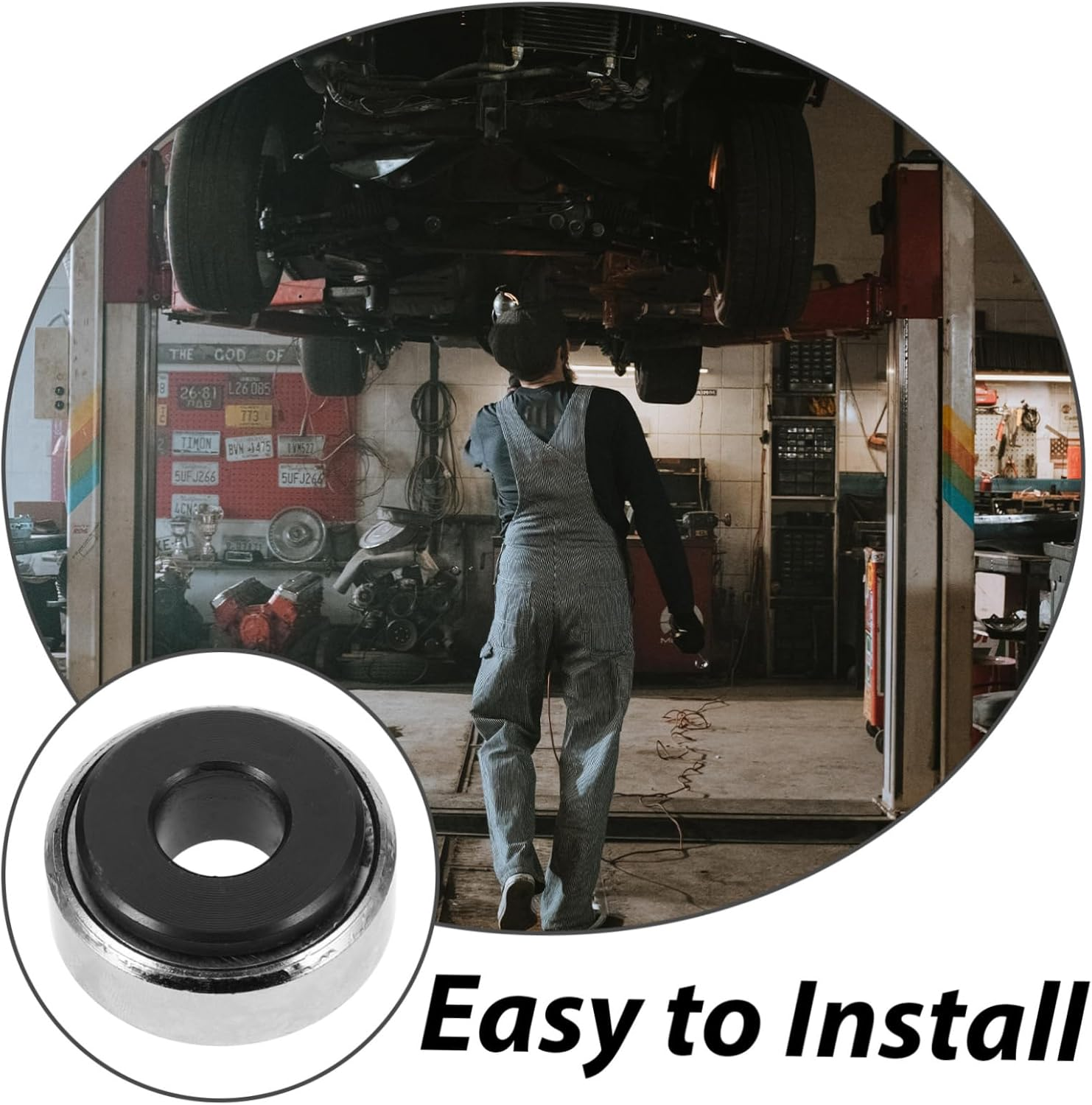 PLAFOPE Metal Wheel Installer Tool for Tire Installation Automotive Wheel Stud Installer image number 2