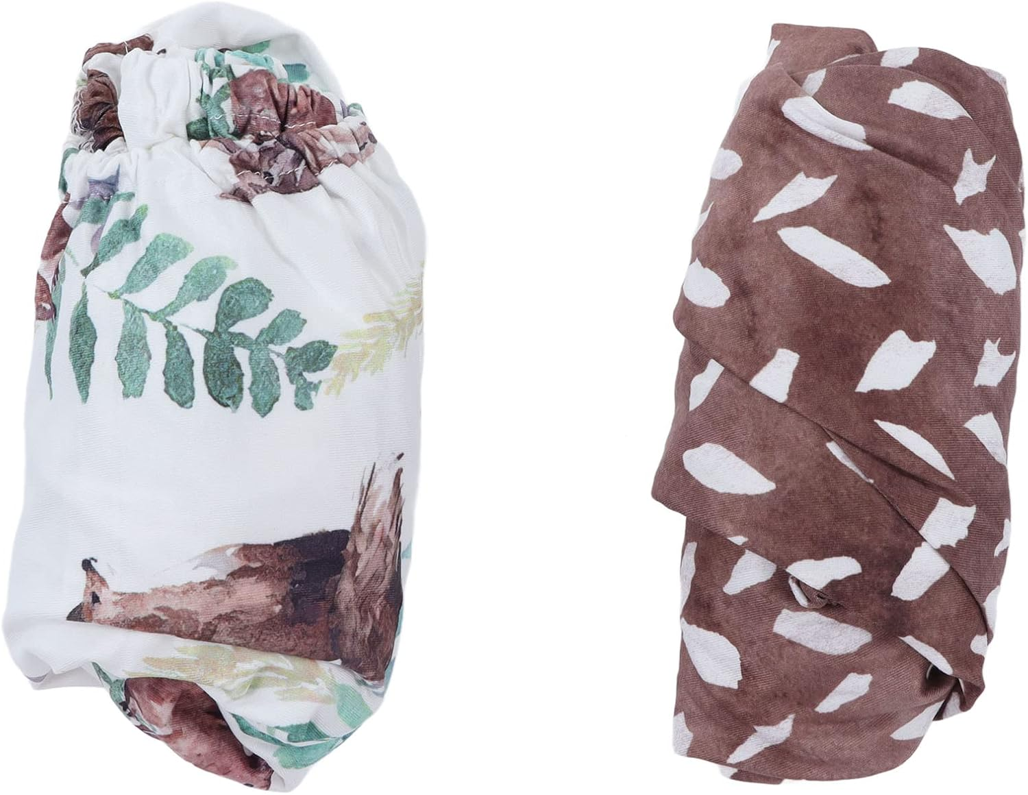 Cot Sheets Comfortable Stretch Crib Mattress Cover Easy to Clean 2 Pieces Soft Rectangle image number 2