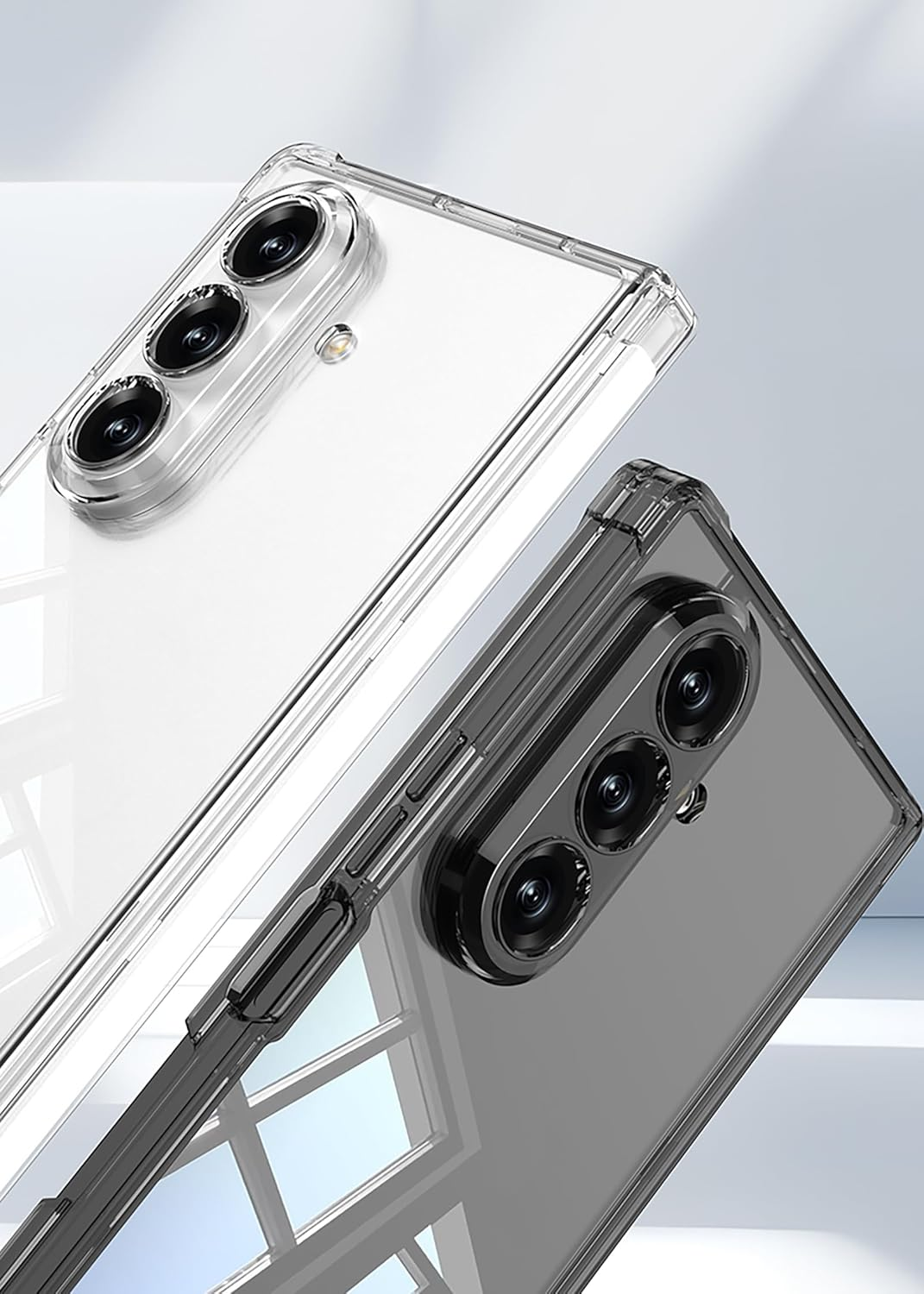 Hauw Case for Galaxy Z Fold7 5G, Ultra Thin All-Inclusive Hinge Soft Silicone Mobile Phone Case Compatible with Samsung Galaxy Z Fold7 5G, Black image number 3