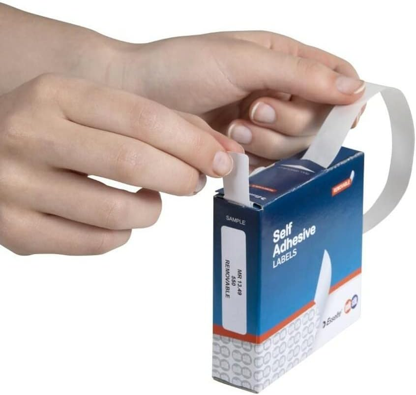 Quikstik Label Dispenser Rectangle 13X49Mm White 550 Labels image number 2