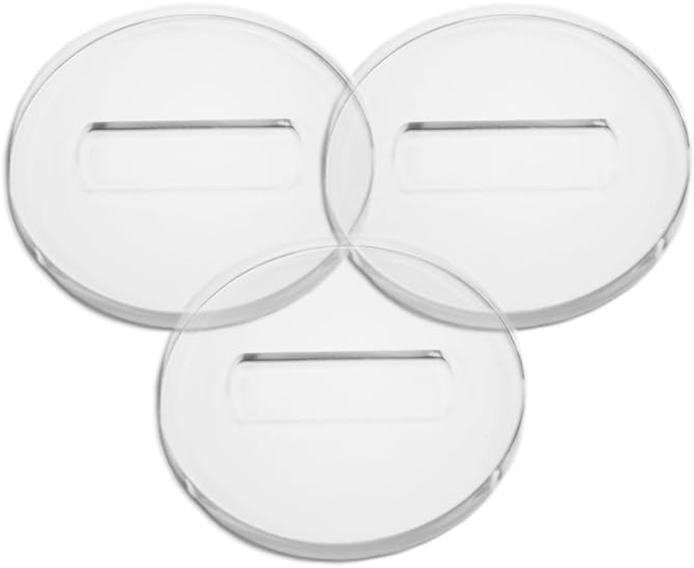 Clear Piano Caster Cups 4.5 Diameter for Grand Pianos Transparent Virtually Invisible MADE in USA by Musicmaide MMAZ5000 (Set of 3) image number 3