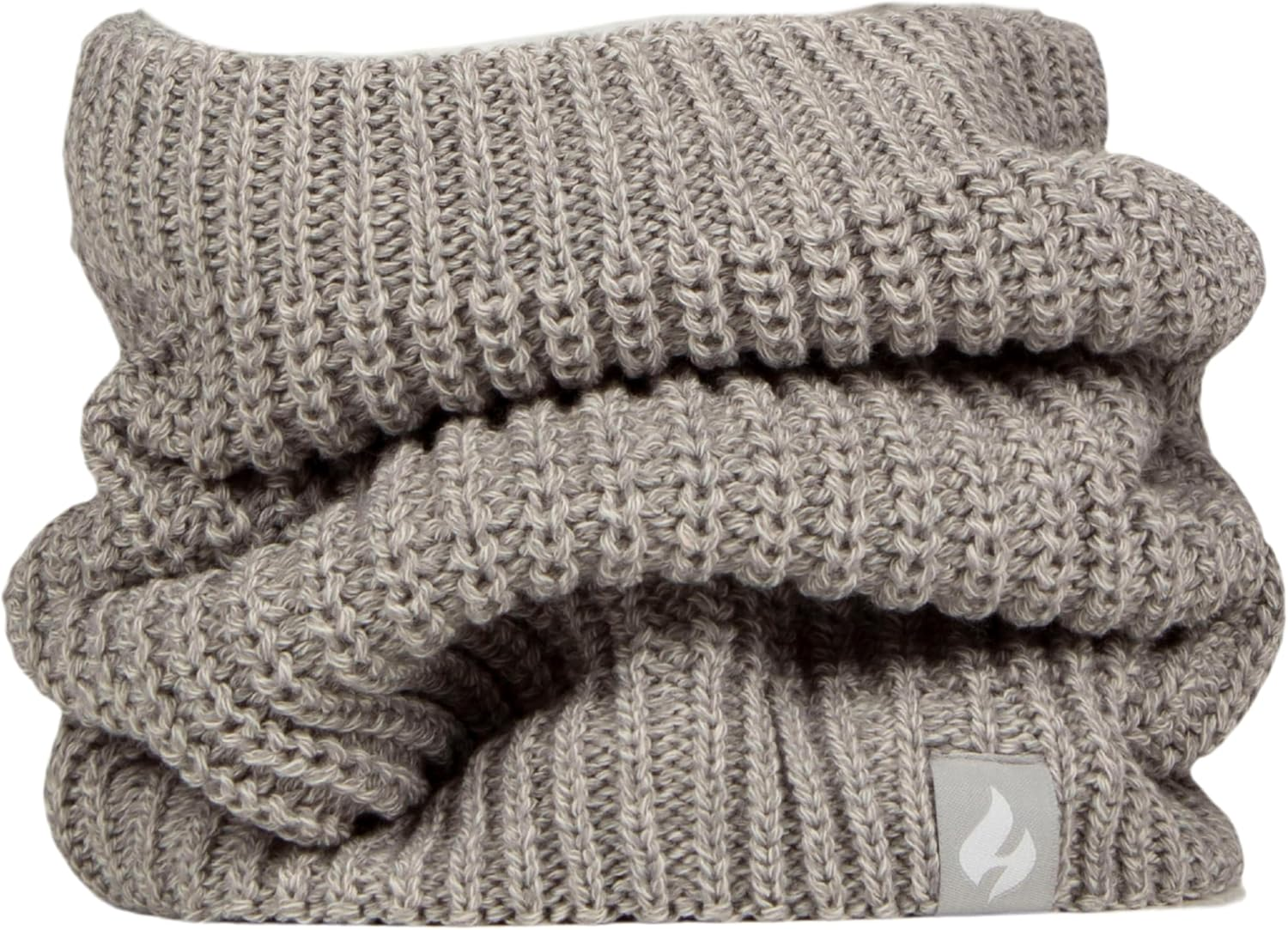 Heat Holders Winter Warm Thermal Boden Chunky Neck Warmer Womens One Size Light Grey image number 1