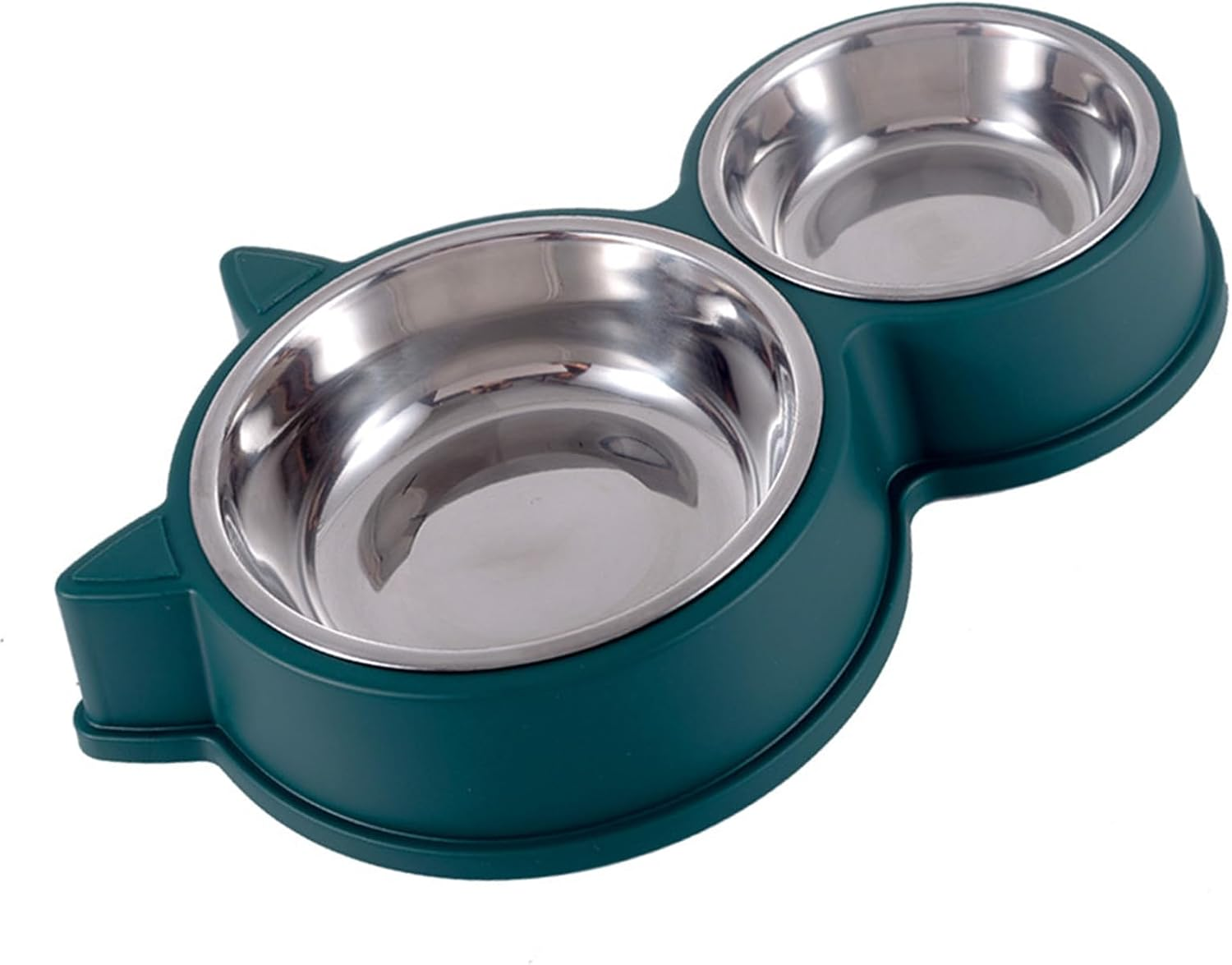 Double Dog Bowls, Stainless Steel Pet Feeder Bowls Non Tipping Auto Watering Cat Water Food Bowls, Pet Feeder Bowls Pet Accessories Food Water Feeder for Puppy Small Medium Dogs Cats image number 4