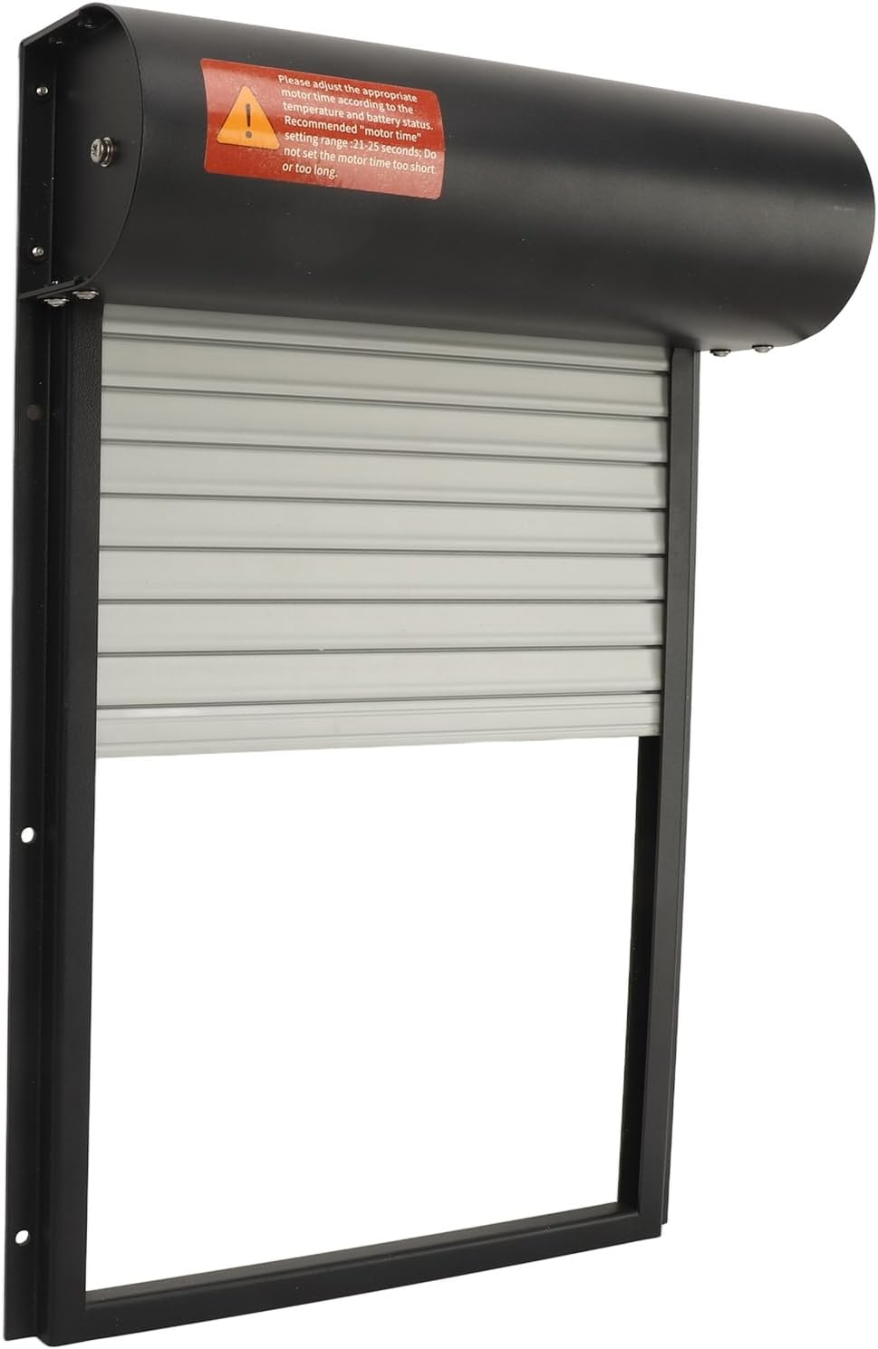 Automatic Chicken Coop Door with Timer, Solar Powered Chicken Door, LED Display Controller, Suitable for Ducks Geese (Black) image number 1