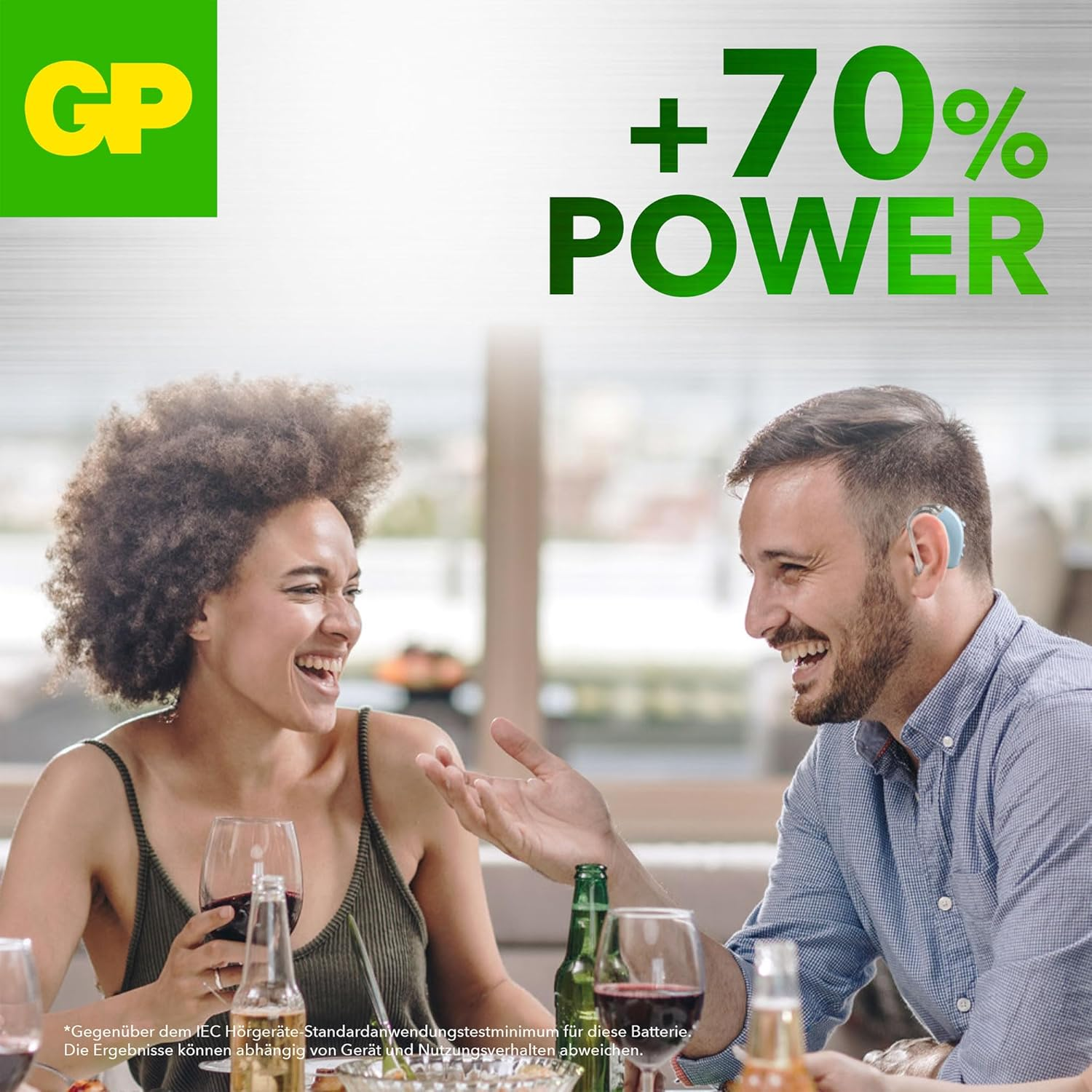 GP ZA13 PR48 Hearing Aid Batteries 13, 1.45 V, Zinc-Air, Pack of 6 image number 6