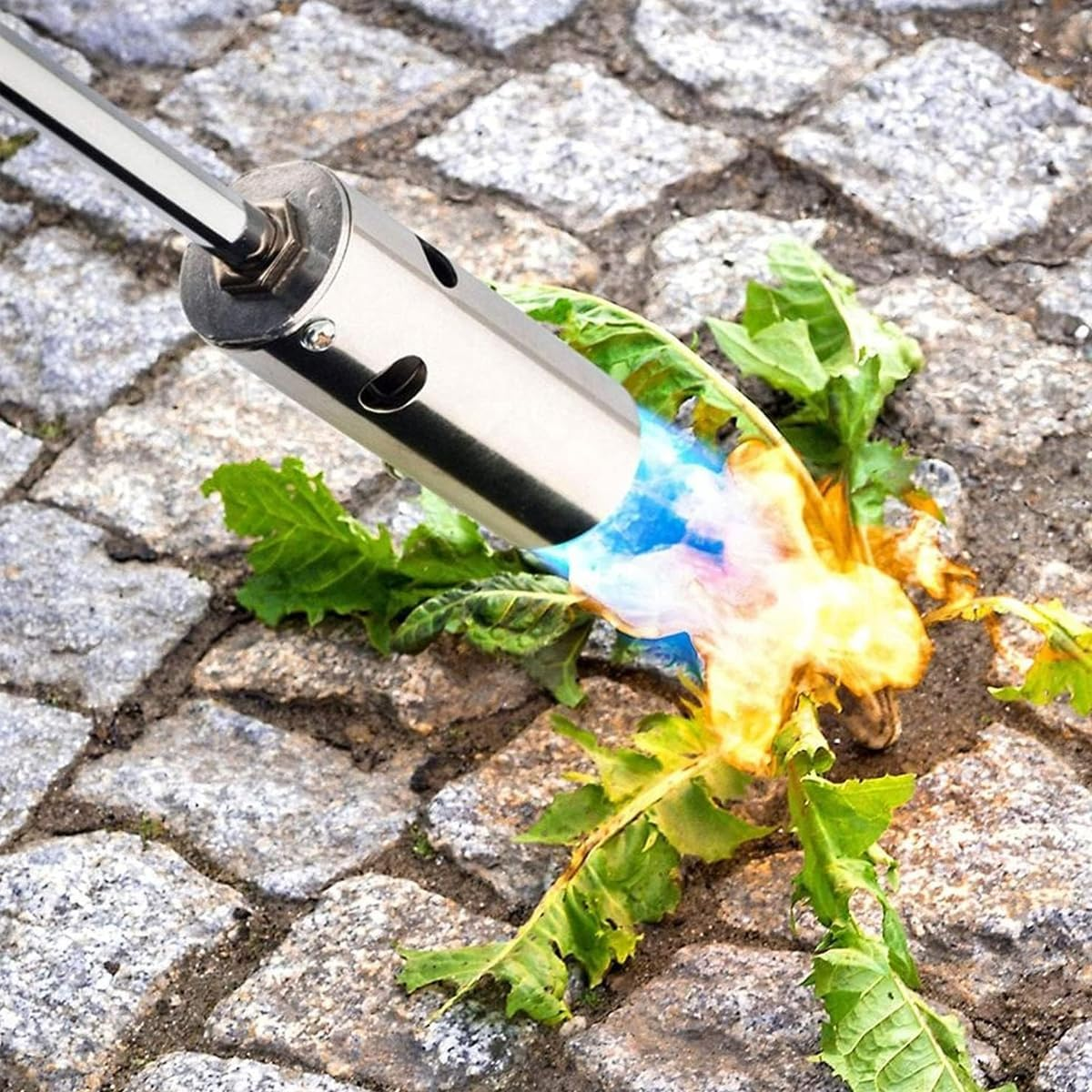 AIMALL Propane Weed Burner - Butane Gas Torch for Garden, 31.49" Wand Lighter Tool, High-Efficiency Weed and Ice Melter image number 3