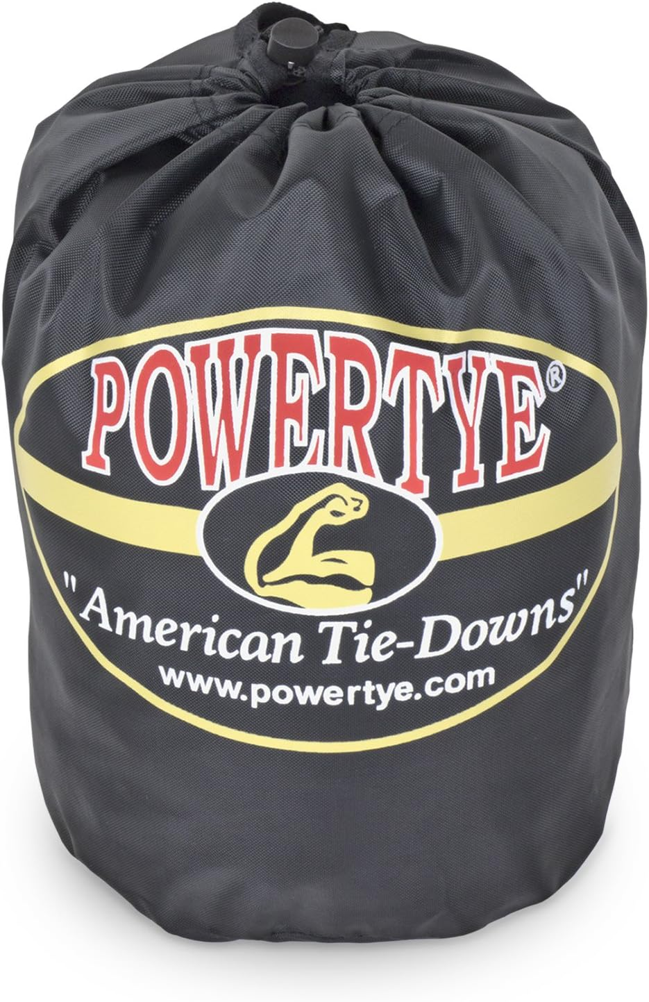 Powertye 2In X 10Ft Retractable Heavy-Duty Ratchet Tie-Downs W/Latch Hooks - Includes Soft-Tyes and Storage Bag - 800 Lb Working Load Limit / 2,400 Lb Breaking Strength - Black (Pair) image number 2