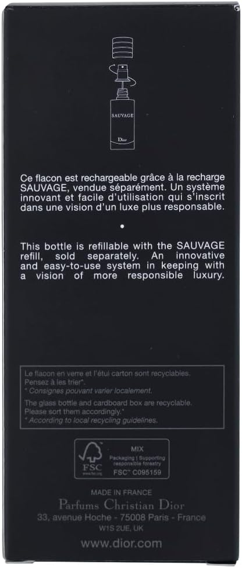 Christian Dior Sauvage Eau De Toilette Spray, 30 Ml image number 3