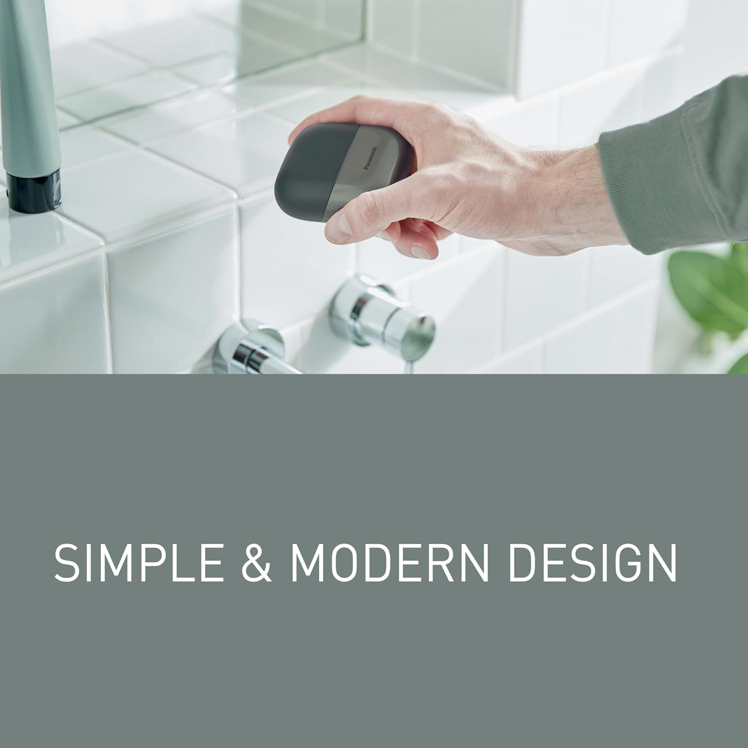 Panasonic Compact 3 Blade High Speed Shaver &ndash; Cordless and USB-C Rechargeable, Waterproof, Touch Activation Easy Slide Switch for Wet or Dry Use (ES-CM3A-K541) image number 6