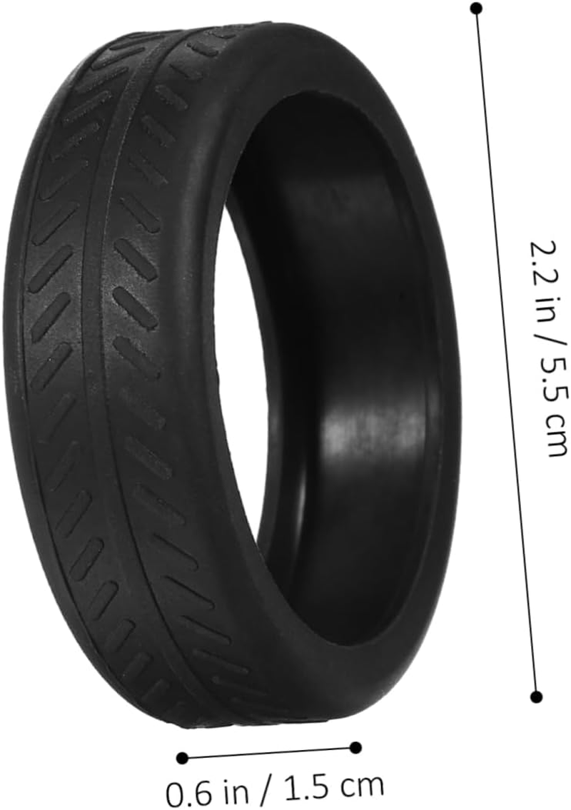 WRITWAA 8Pcs Luggage Wheel Protectors Wheel Covers for Luggage Silicone Protector Covers image number 5