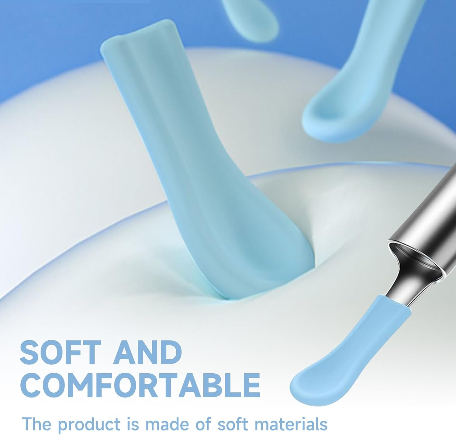 30 Pcs Ear Spoon Tips Silicone Ear Spoons Replacement Ear Vacuum Tips Accessories Set for Teens Earwax Removal Endoscope image number 5