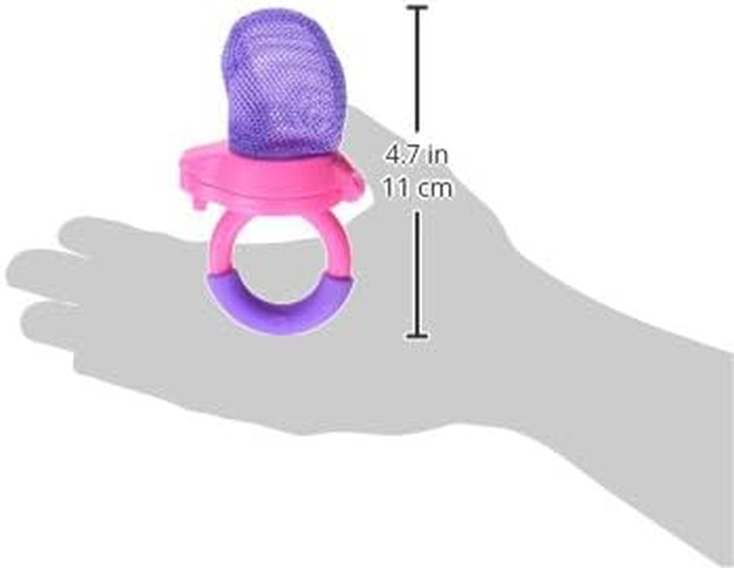 Munchkin 2-Piece Fresh Food Feeder, Purple/Green image number 1