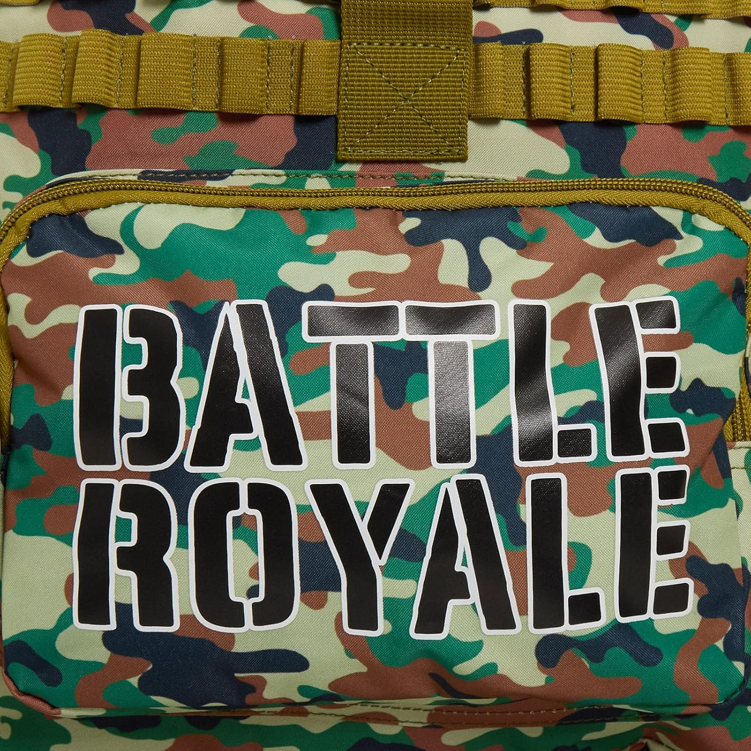 Battle Royale Official Backpack for Back to School Boys Large Camouflage Rucksack Camping Scoutts and Cubbs Kids Travel Back to School Gaming Bag with Bottle Holders Gamer Satchel Duffle Bag image number 6