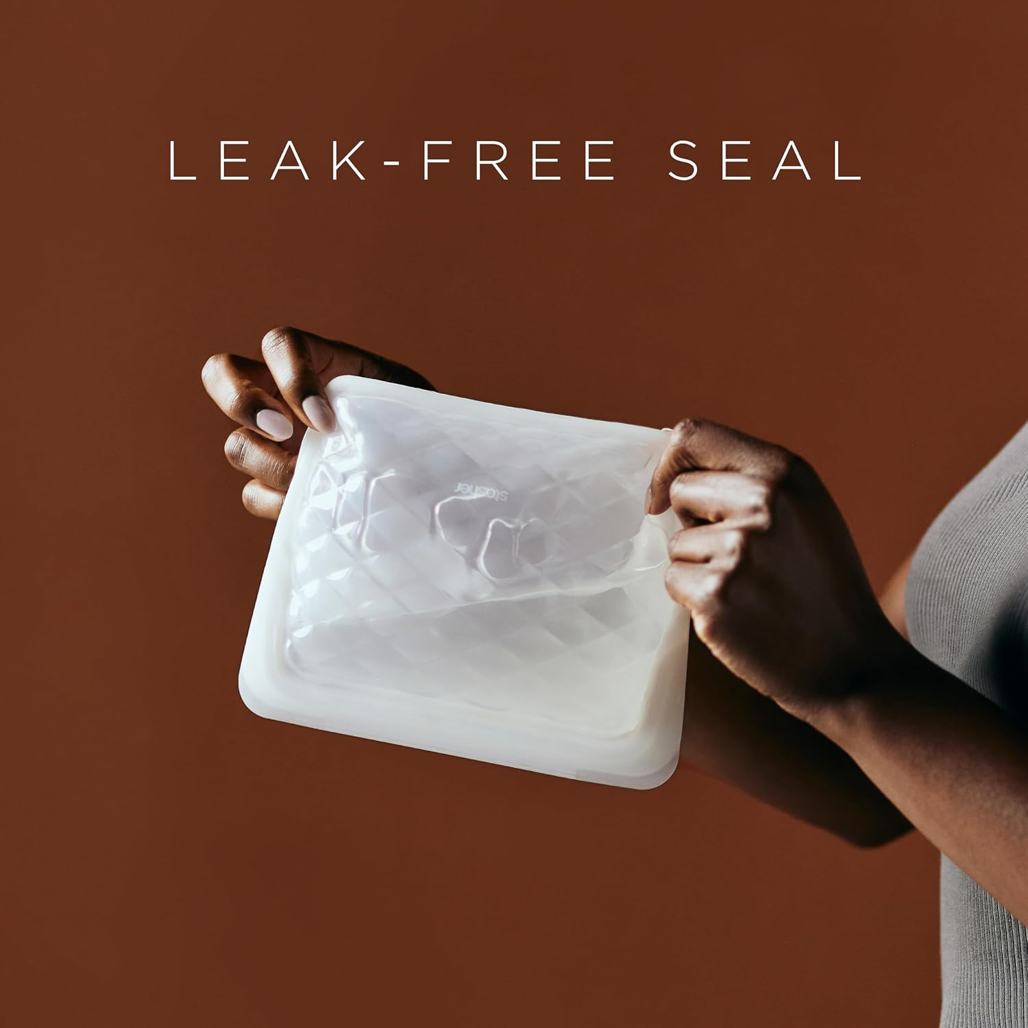 Stasher Premium Silicone Reusable Makeup Bags 3-Pack, Taupe, Beauty & Travel Toiletry Bag, Storage Bag Organizer, Dishwasher & Heat Safe, TSA Friendly, BPA Free, Leak-Free, Eco Friendly image number 1