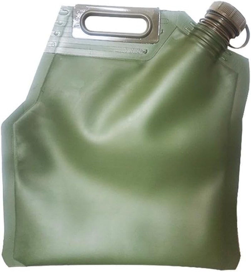 Ronyme Soft Oil Bag Bladder Auto Can Foldable Motorcycle Gas Can Fueling Tank Portable Water Jug Bucket Auto Fuel Tanks Gasoline Can, 10L image number 3