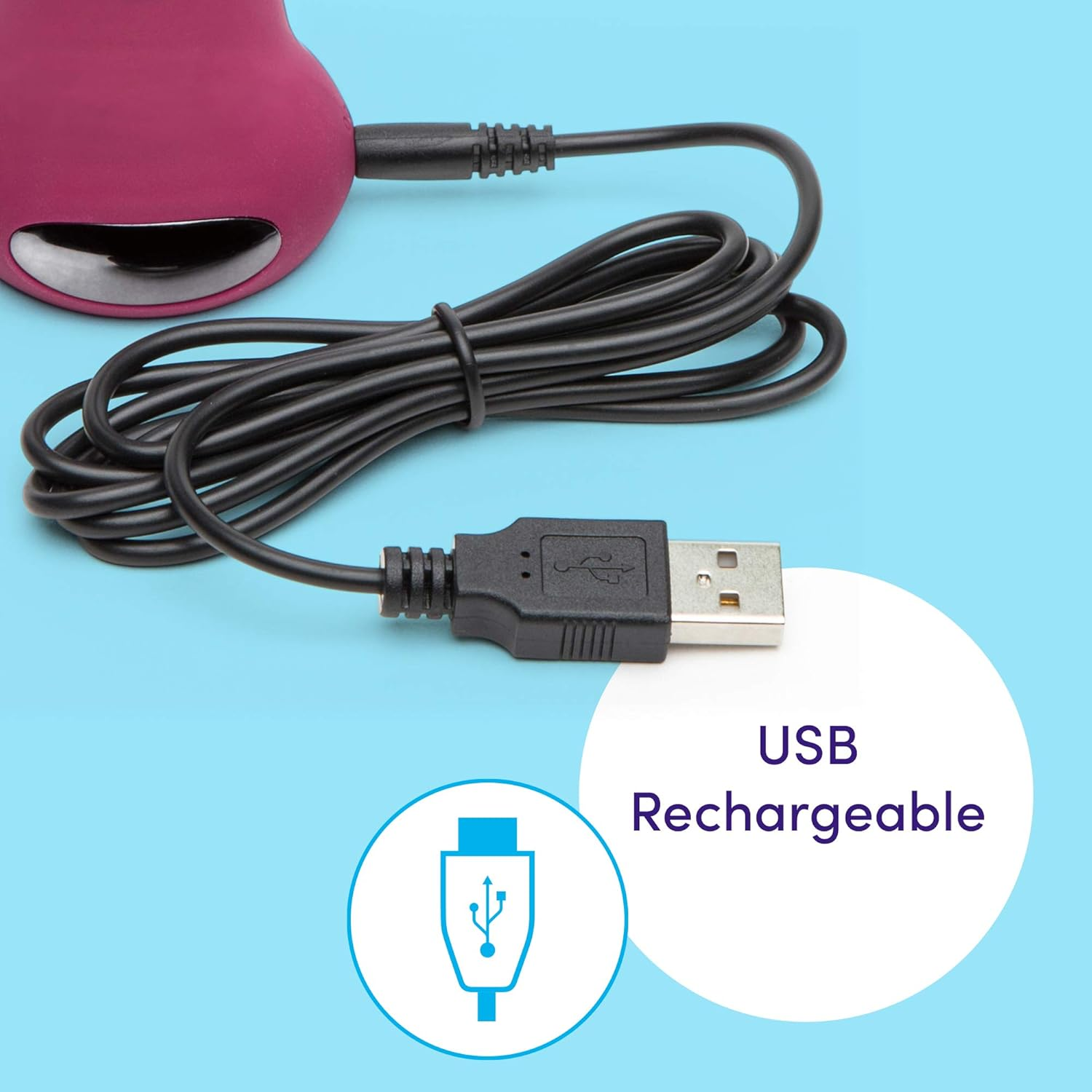 Lovehoney Mantric Rabbit Vibrator - 4.5 Inch Curved Silicone G Spot Vibrator for Women - Beginner Friendly Dual Stimulation Adult Sex Toy - Rechargeable & Waterproof - Pink image number 2