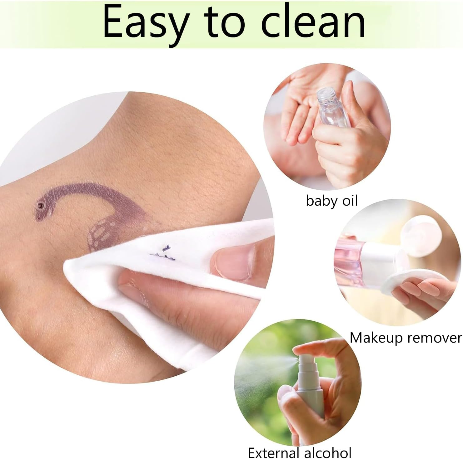 BUYLONG Dinosaur Temporary Tattoos Glow in the Dark Dinosaur Stickers, Temporary Face Sticker Set, Face Makeup Fake-S Tattoos, Birthday Party Supplies Decorations (108 Kinds of Glow) image number 5