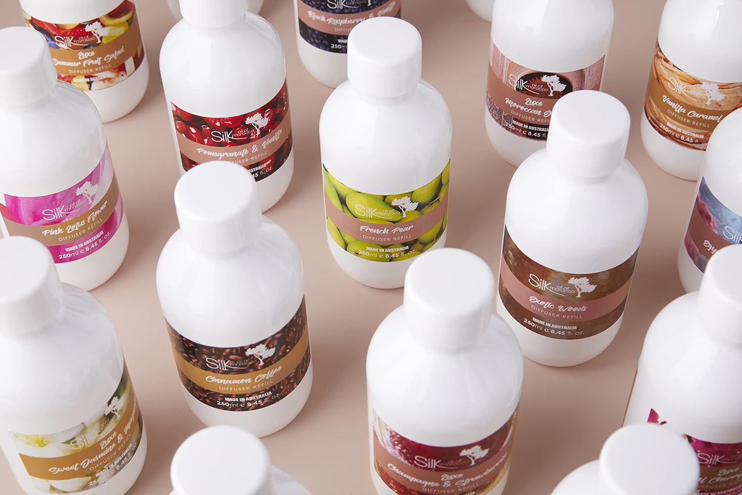 Silk Oil of Morocco Silk Oil of Morocco Luxe Diffuser Refill Oriental Cherry Blossom 250 Ml, 250 Millilitre