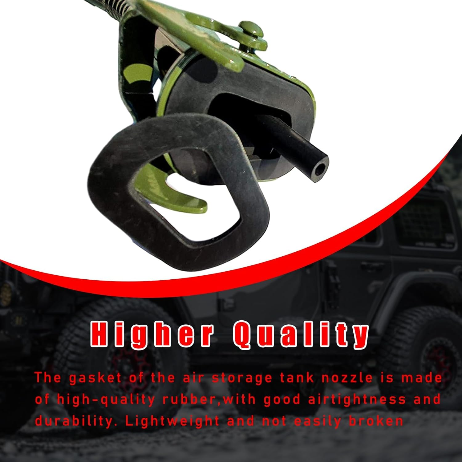 5 PCS Jerry Can Gaskets, Rubber Fuel Can Gaskets Replacement, Rubber Rings Heat Resistant and High Sealing, Automotive Oil Drum Seal Ring Gasket for 20L NATO Jerry Can Spout image number 2