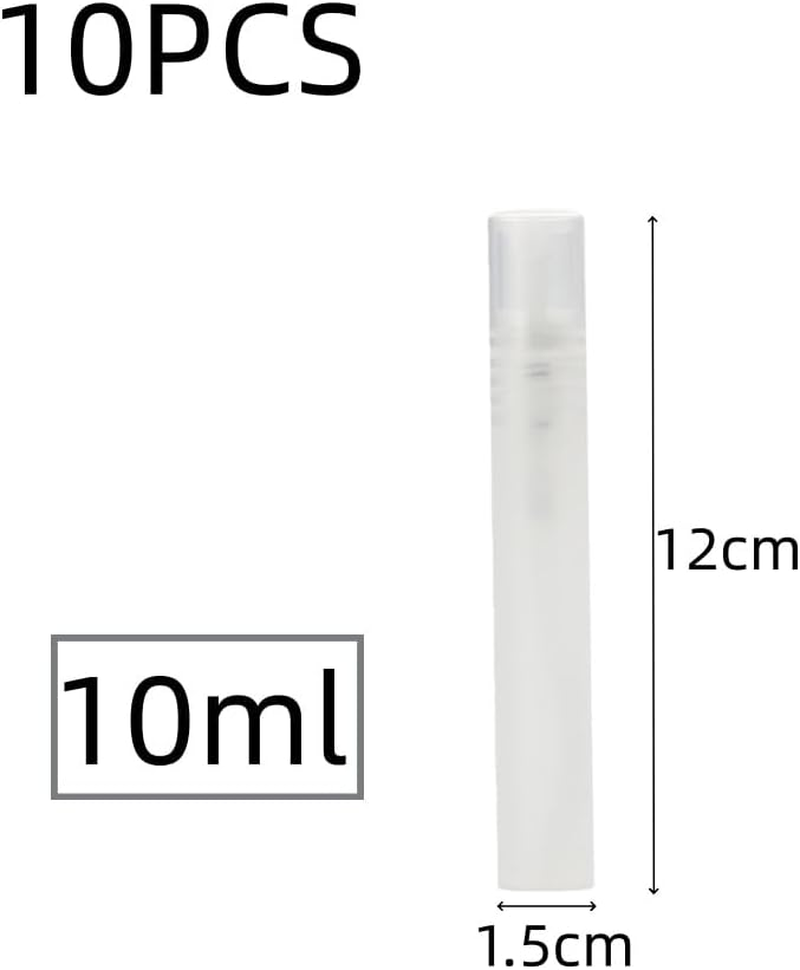 10Pcs Spray Bottle,10 Ml Refillable Empty Bottles,Plastic Small Spray Bottles,Perfume Atomizers Travel Bottle,Small Empty Sample Containers,For Perfume Essential Oils,Travel,Cleaning,Makeup Tool.