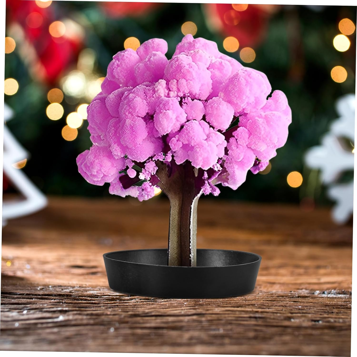 Anneome 48Pcs Mini Christmas Tree Base Tray for Christmas Themed Party Storage for Tree for Table Decorations image number 4