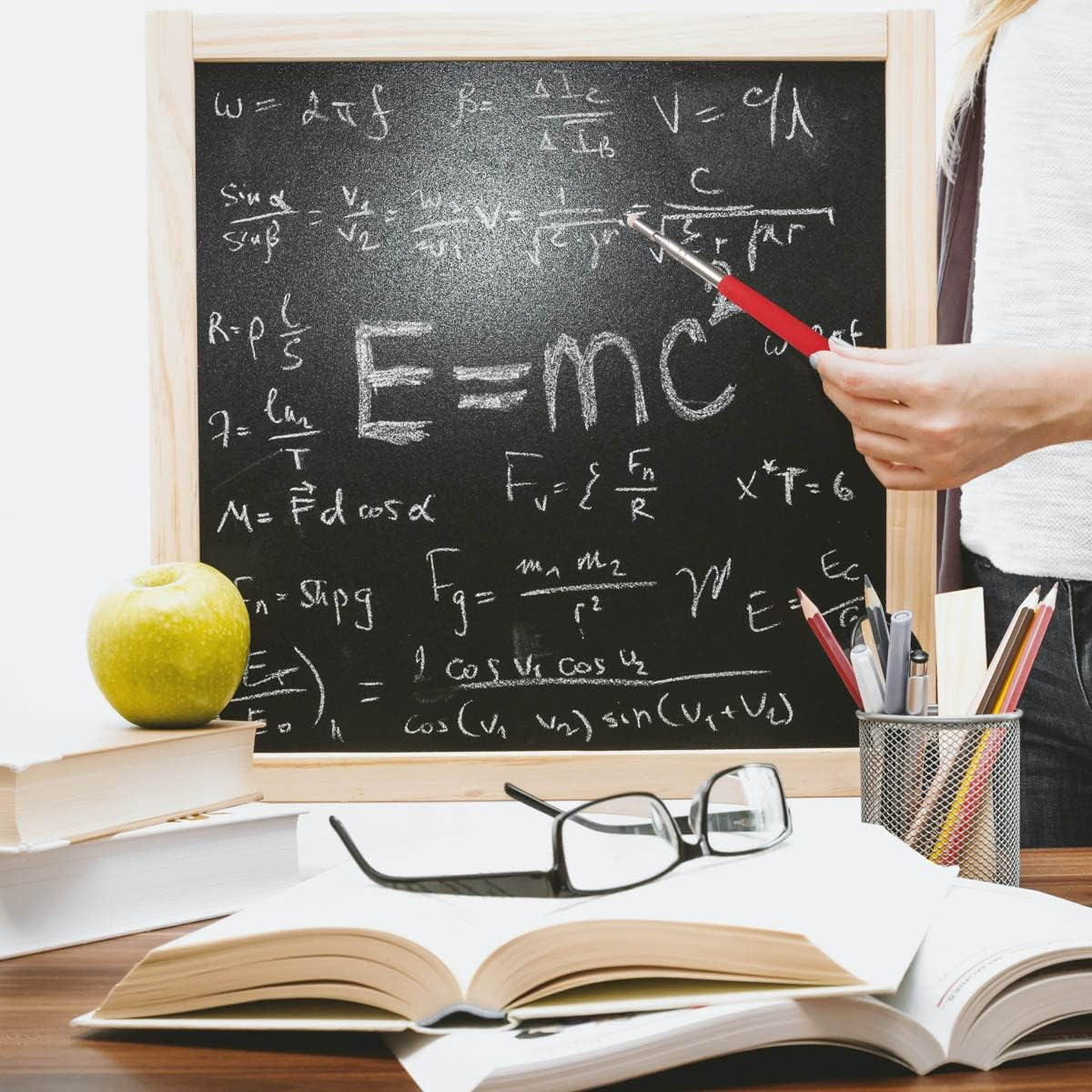 2 Pcstelescopic Teachers Pointer Stick, Extendable Teaching Pointer, Whiteboard Pointer with Felt Head for Teachers, Guides, Coach, Extends to 39''&Iuml;&frac14;&circ;Red and Black&iuml;&frac14;&permil; image number 6