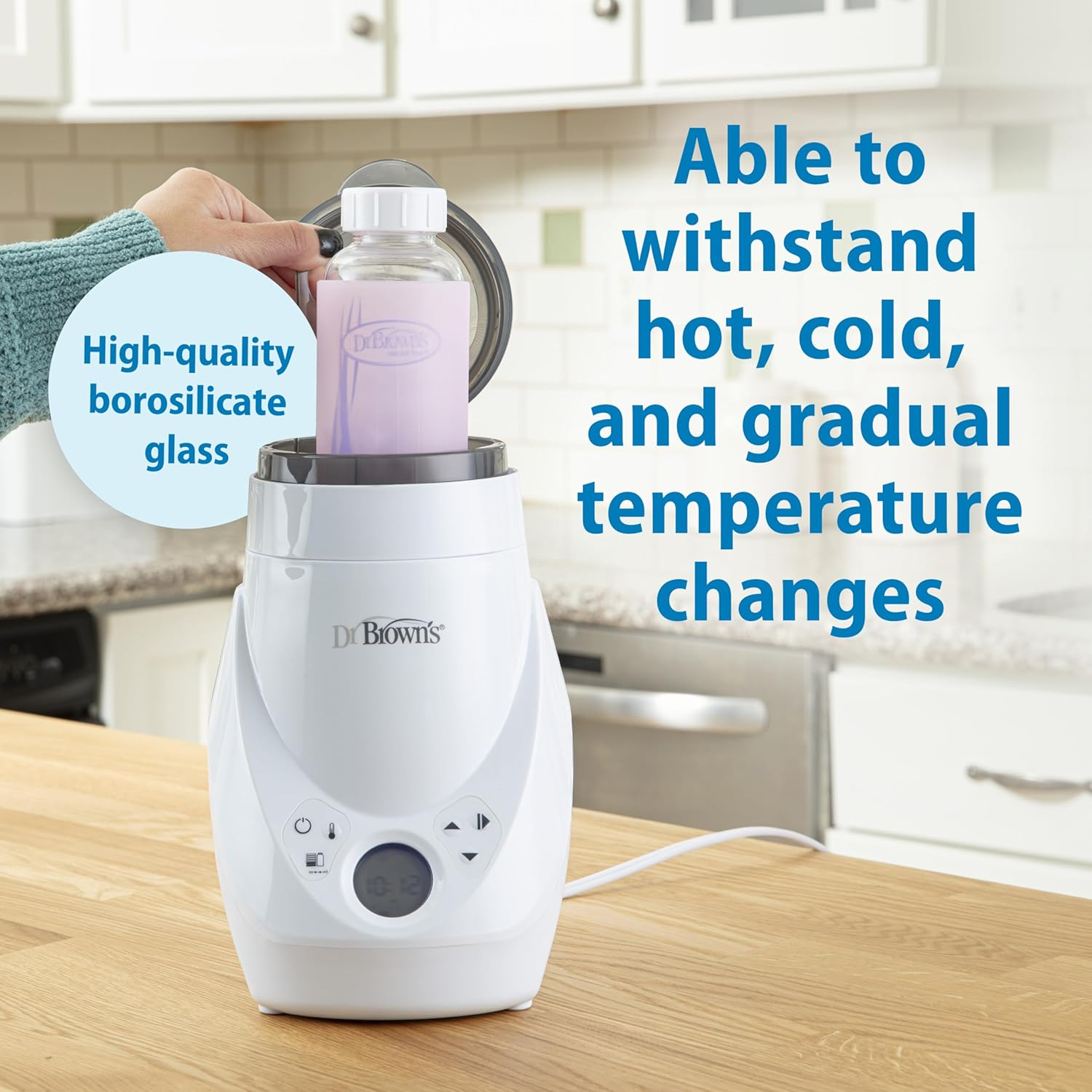 Dr. Brown'S Options and Glass Feeding Bottle with Level 1 Teat 2 Pack, 120 Ml