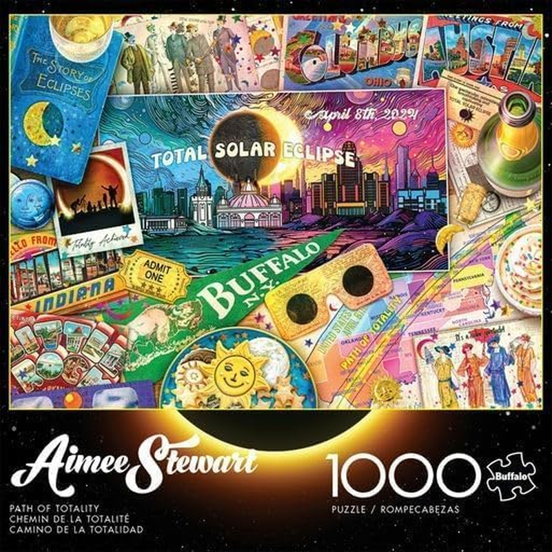 Buffalo Games - Aimee Stewart - Path of Totality - 1000 Piece Jigsaw Puzzle for Adults Challenging Puzzle Perfect for Game Nights - Finished Size 26.75 X 19.75 image number 2