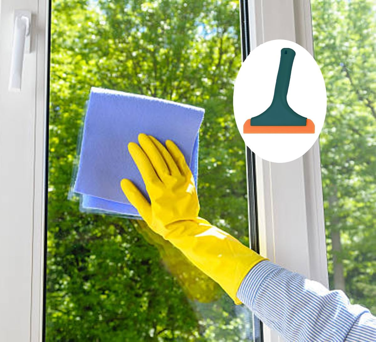 For Cleaning Windows, Mirrors and Windows Etc., Silicone Car Squeegee, Pack of 2, Windscreen Squeegee Car, Silicone Window Squeegee image number 5