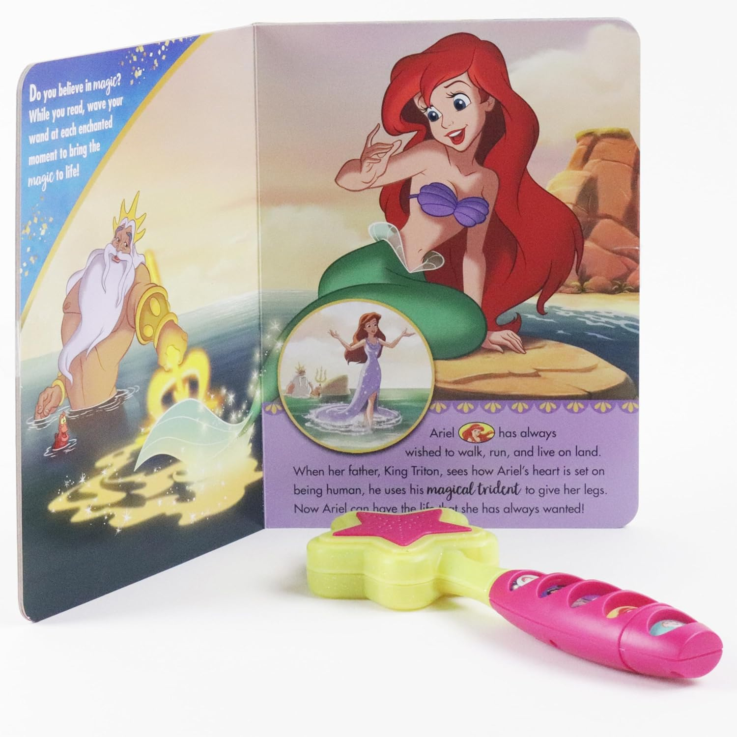 Disney Princess: Magical Moments! Storybook and Magic Wand Sound Book Set image number 6