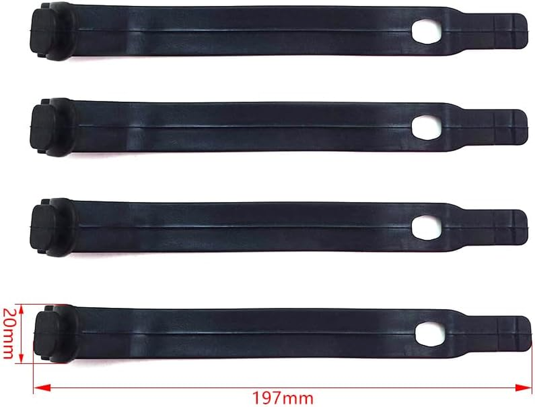 PROOTOM Headlight Straps Headlight Fairing Rubber Straps Dirt Bike Headlamp Fix Brackets Strap for EXC XCF SXF FC TC FE TE FX TX 125 150 250 350 450 500 4Pcs image number 3
