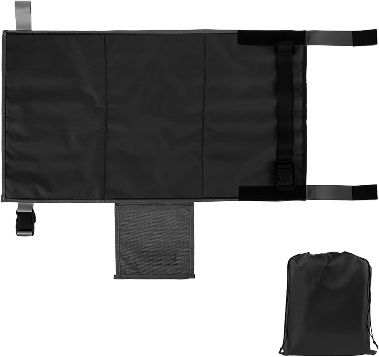 Airplane Bed, Airplane Seat Extender Aeroplane Bed for Portable Airplane Foot Hammock for Plane Travel Essentials to Lie down on Plane Airplane(Black) image number 6