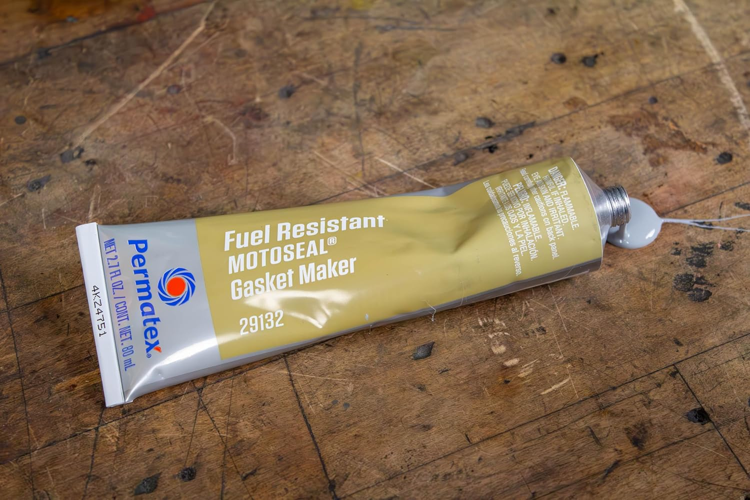 Permatex 29132 Motoseal Ultimate Gasket Maker, Grey, 80 Ml image number 1