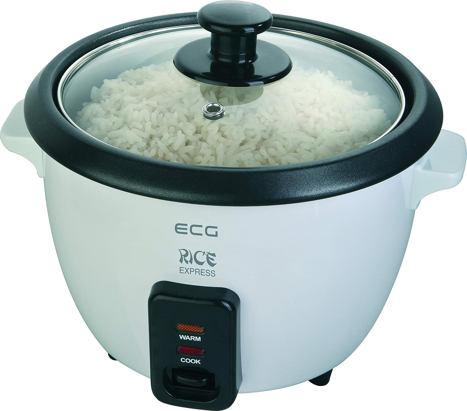 ECG RZ 060 Rice Cooker, Plastic, White image number 4