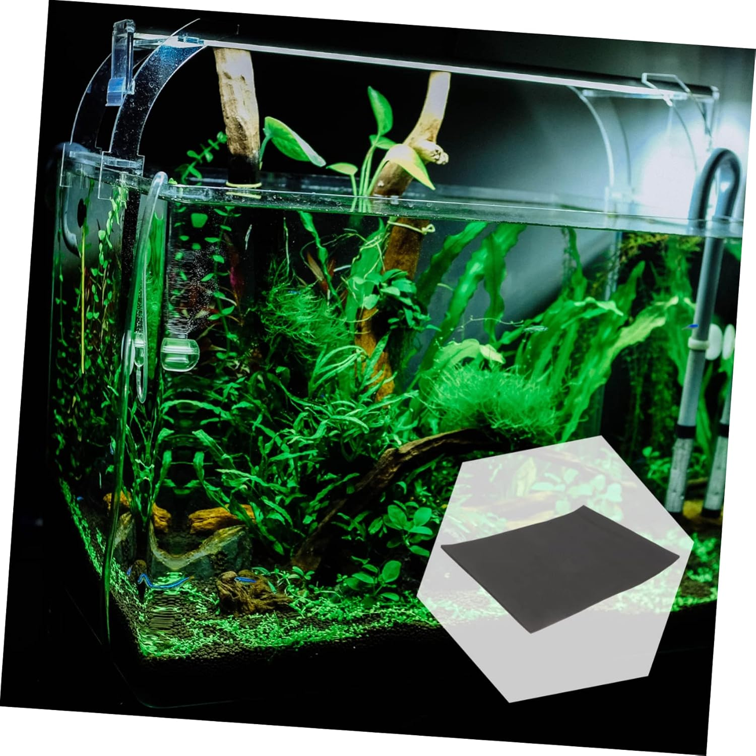 CORHAD Thickened Aquarium Foam Mat Fish Tank Leveling Pad for Stability Support Bottom Pad for Fish Tanks Ideal for Aquarium Accessories Maintenance image number 6