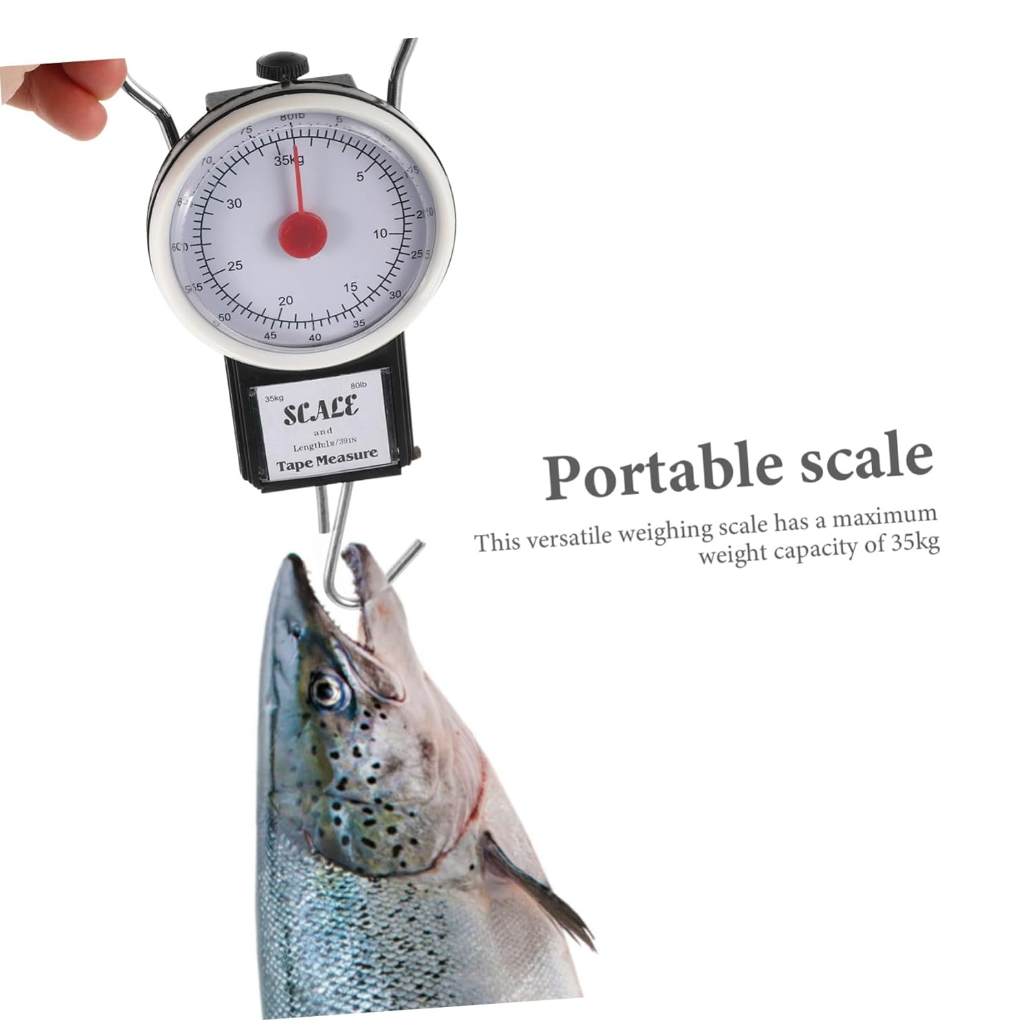 Ciieeo Portable Spring Luggage Scale Handheld Weight Scale for Travel and Fishing Compact Hook Design for Accurate the Go Weighing of Bags and Gear