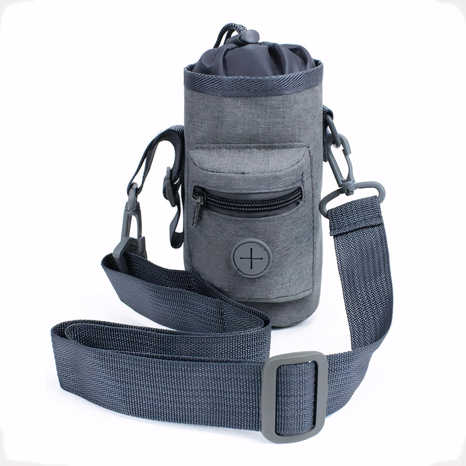 Dog Portable Training Treat Pouch, Poop Bag Dispenser Holder with Drawstring Compartment image number 3