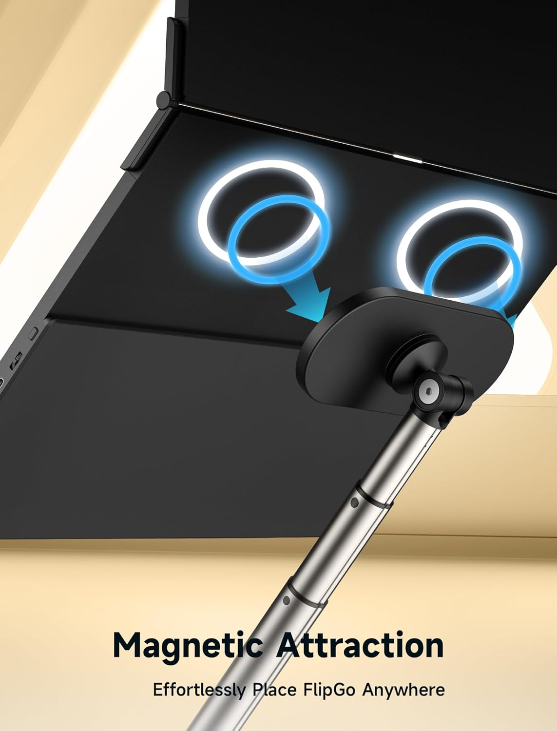 JSAUX Upgrade Snap Magnetic Stand for Flipgo 13.5"&15.6"&16" Portable Monitor Dual Screen, 180&deg; Free Adjustment, Supports Horizontal and Vertical Placement image number 3