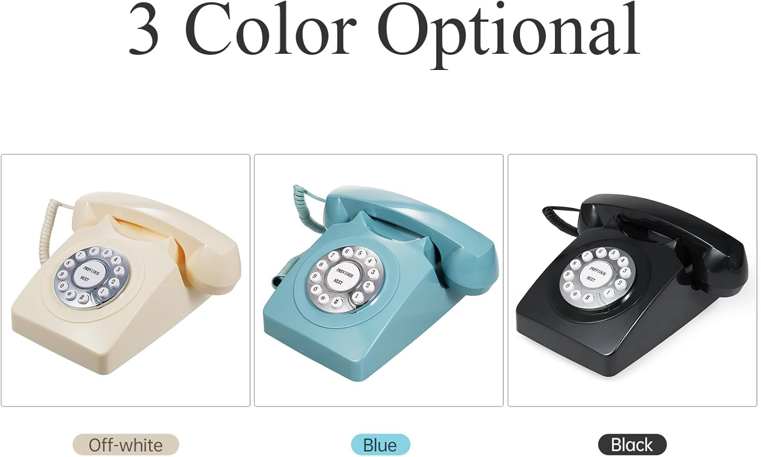 LAPOOH Audio Message Book Voice Record Wedding Phone Customized with Voicemail Best Wishes Suitable for Bridal Shower Birthday Party Baby Shower Anniversary Engagement image number 2