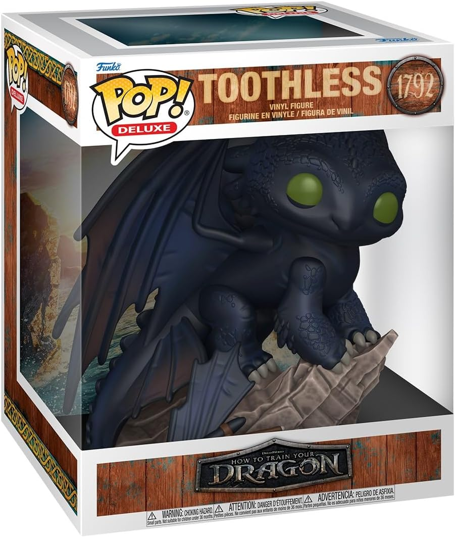 Funko POP! Deluxe: How to Train Your Dragon - Toothless image number 2