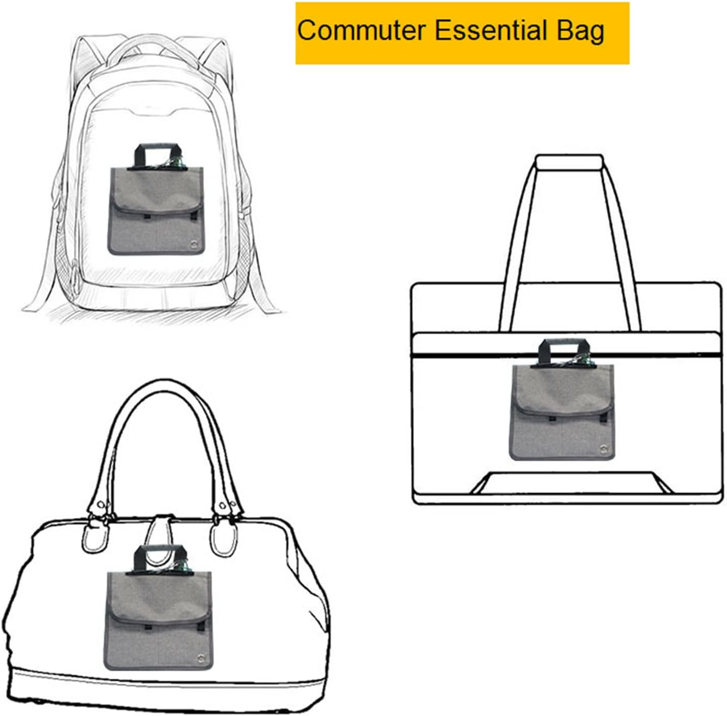 Travel Seat Pocket Organizer: Versatile Hazelnut & Car Storage, Great Travel Caddy | for Electronics, Wallet, Feather, Baby Items | Pocket image number 6