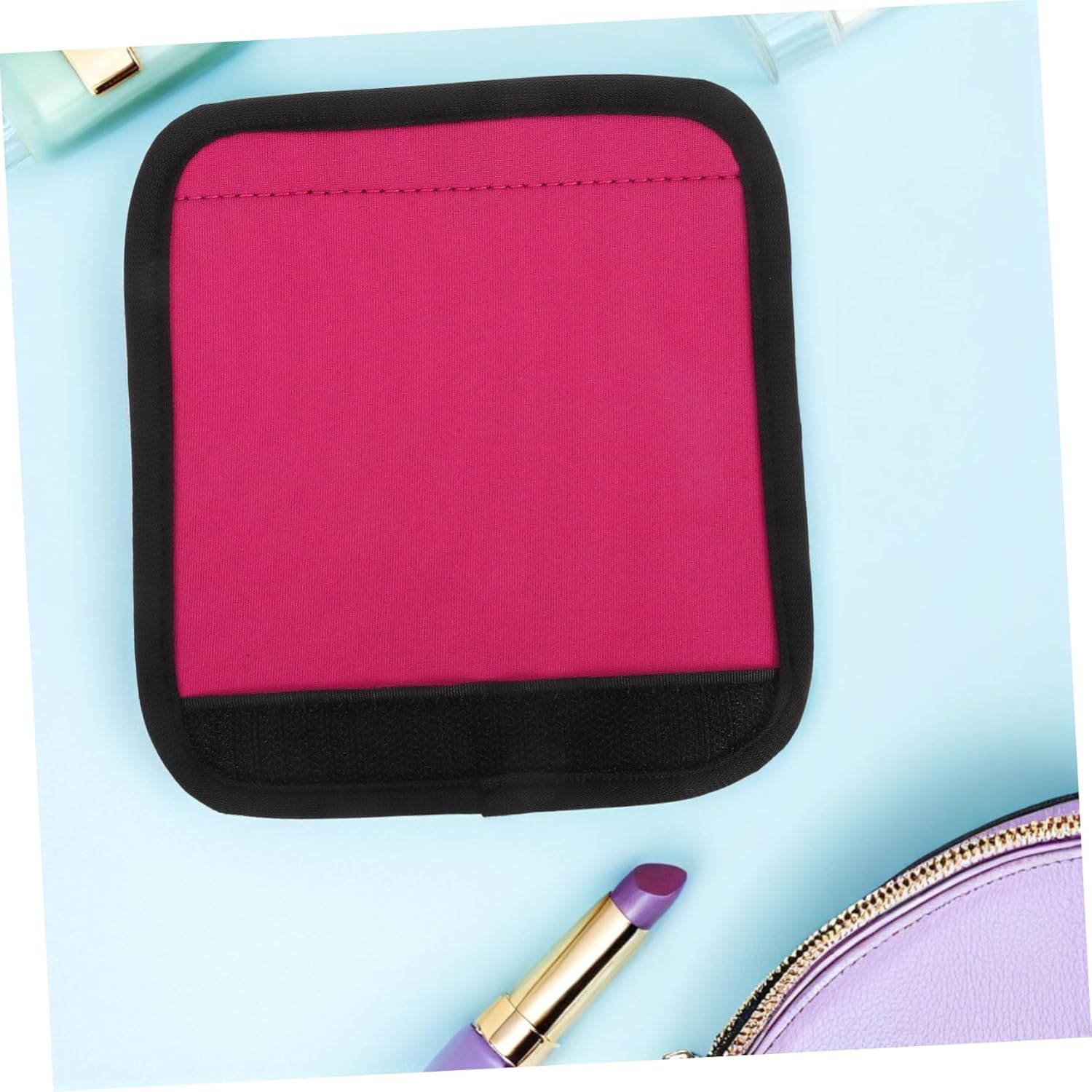 NOLITOY Luggage Handle Wraps and Suitcase Hand Protectors Pink Soft Grip Cover Travel Accessories for Suitcases Hand Strap Protection