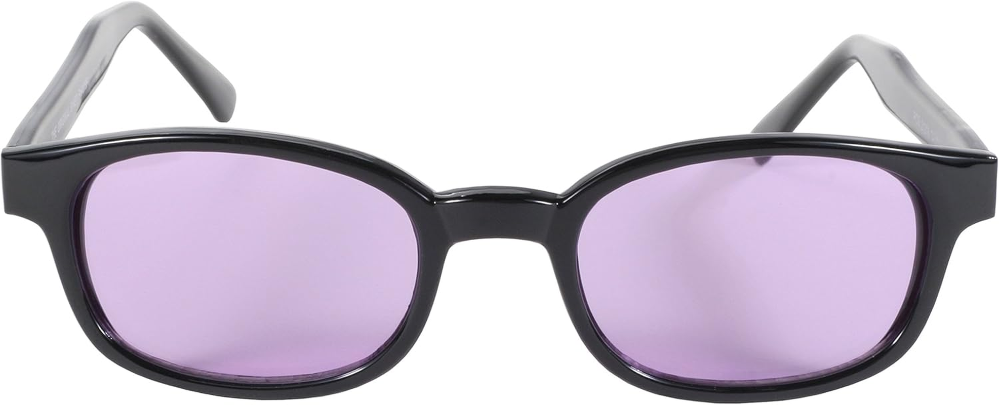 Pacific Coast Original Kd'S Biker Sunglasses (Black Frame/Purple Lens)