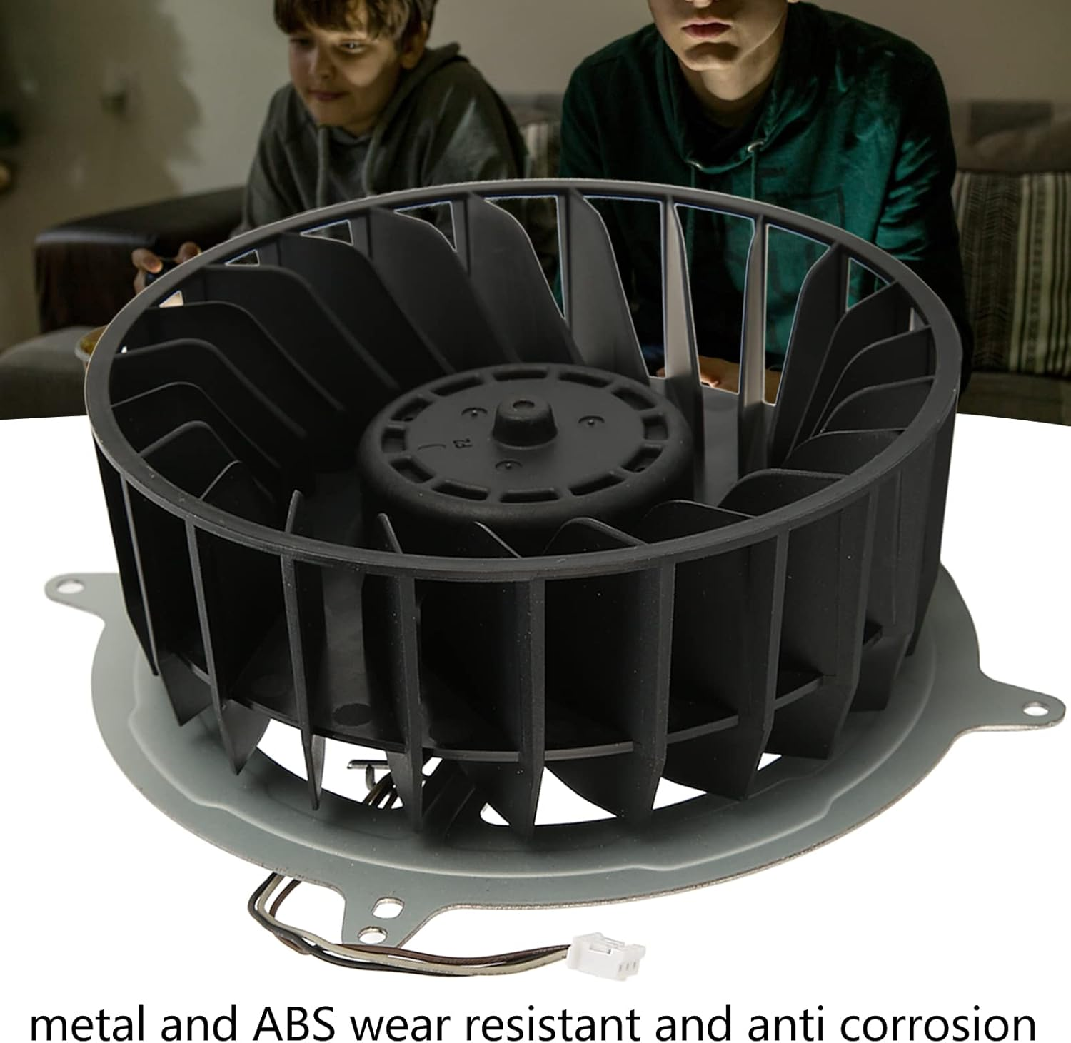 Internal Cooling Fan Replacement for DC12V 2.15A 23 Blades Internal Cooler Fan, Heat Dissipation, CPU Cooling Fan Compatible with Consoles