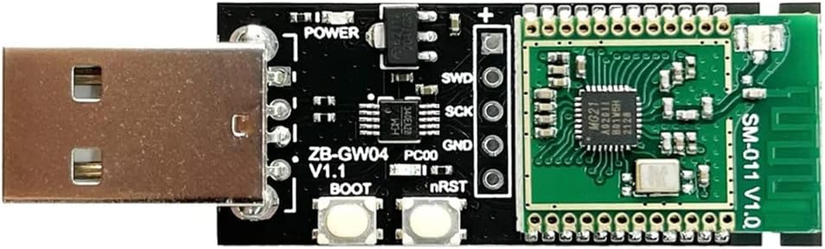 EACTEL Zigbee 3.0 Silicon Labs Mini EFR32MG21 Universal Open Hub Gateway USB Dongle Chip Module ZHA NCP Openhab image number 3