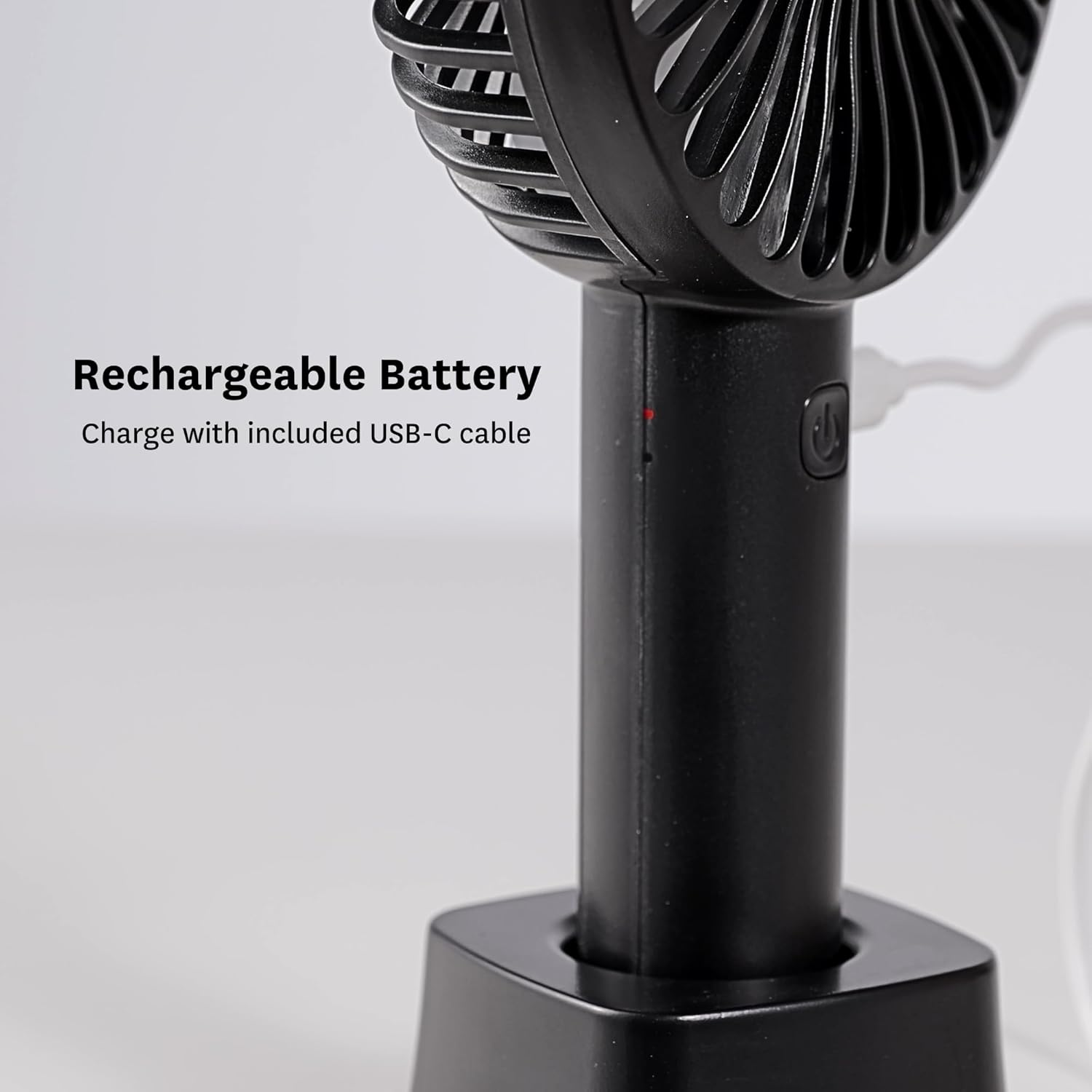 Goldair Rechargeable Handheld Fan, 10 Cm image number 4